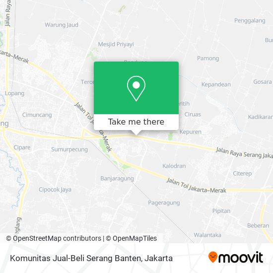 Komunitas Jual-Beli Serang Banten map