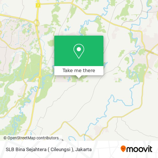 SLB Bina Sejahtera ( Cileungsi ) map