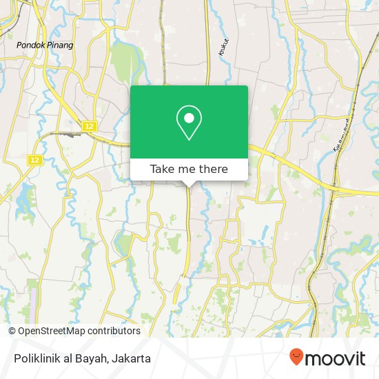 Poliklinik al Bayah, Jalan Tridharma Raya map