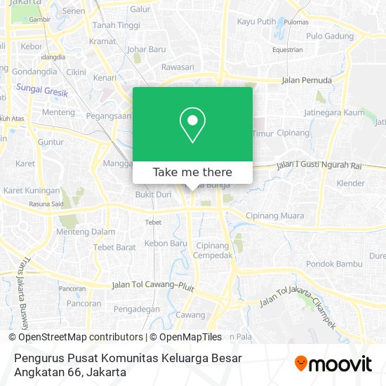Pengurus Pusat Komunitas Keluarga Besar Angkatan 66 map