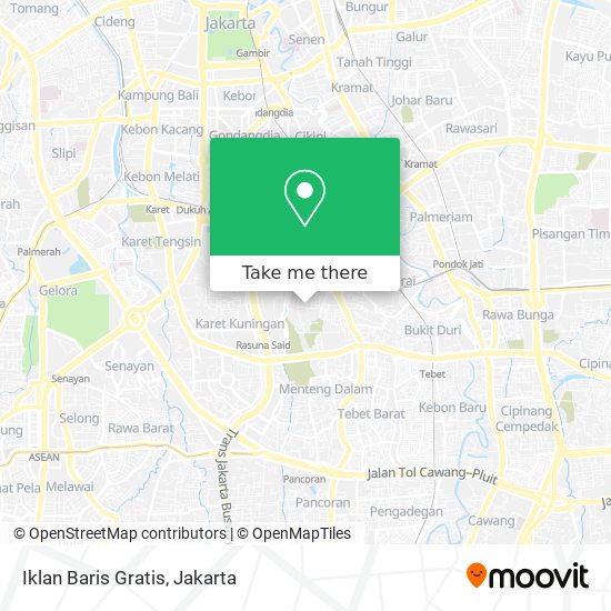 Iklan Baris Gratis map