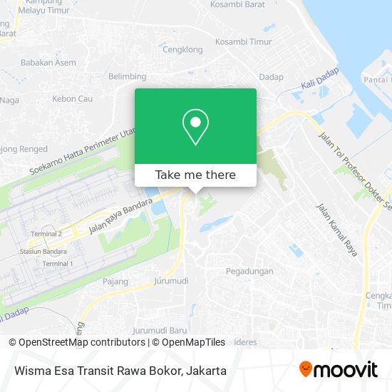 Wisma Esa Transit Rawa Bokor map