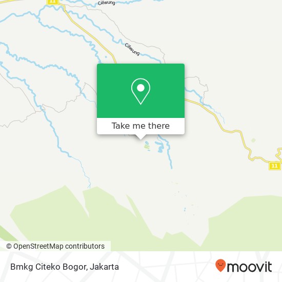 Bmkg Citeko Bogor map