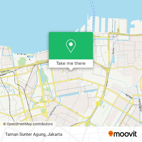 Taman Sunter Agung map