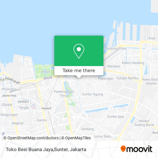 Toko Besi Buana Jaya,Sunter map