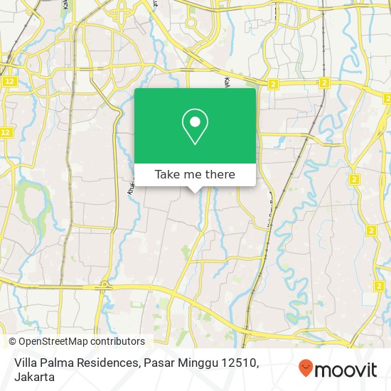 Villa Palma Residences, Pasar Minggu 12510 map