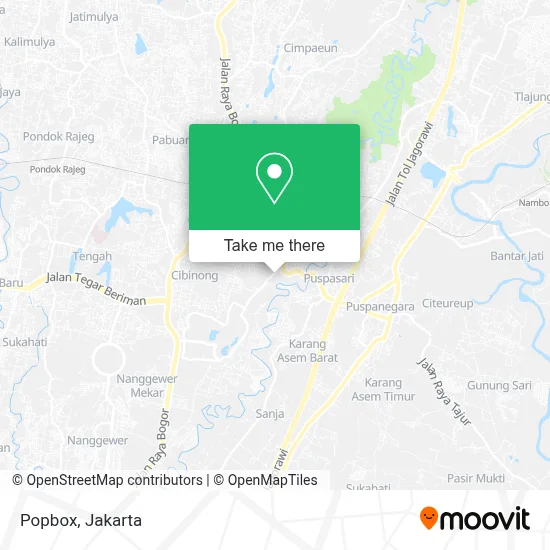 Popbox map