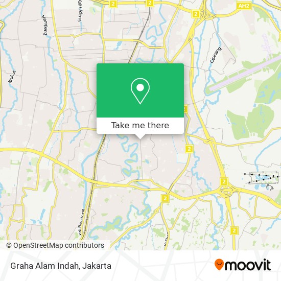 Graha Alam Indah map