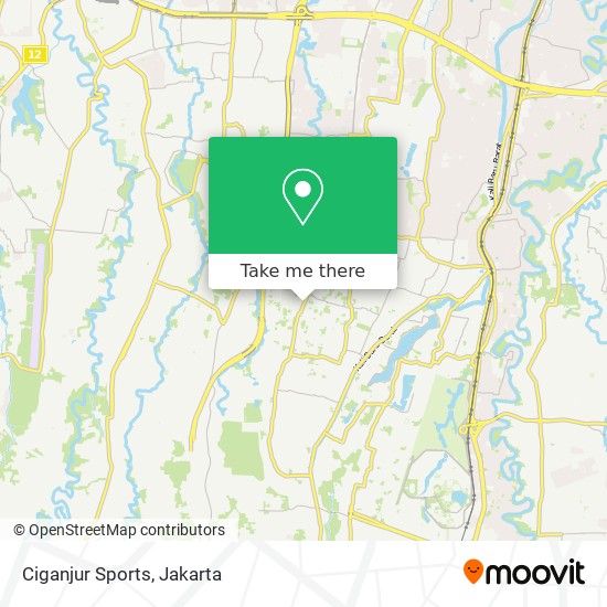 Ciganjur Sports map