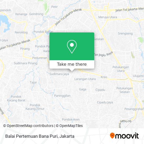 Balai Pertemuan Bana Puri map