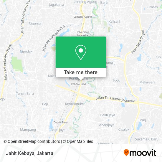 Jahit Kebaya map