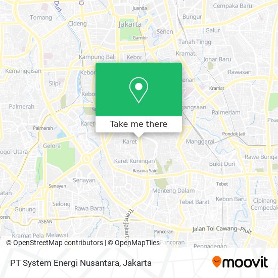 PT System Energi Nusantara map