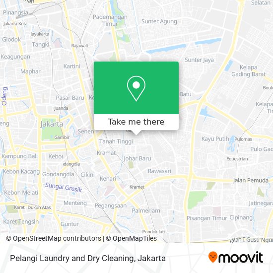Pelangi Laundry and Dry Cleaning map