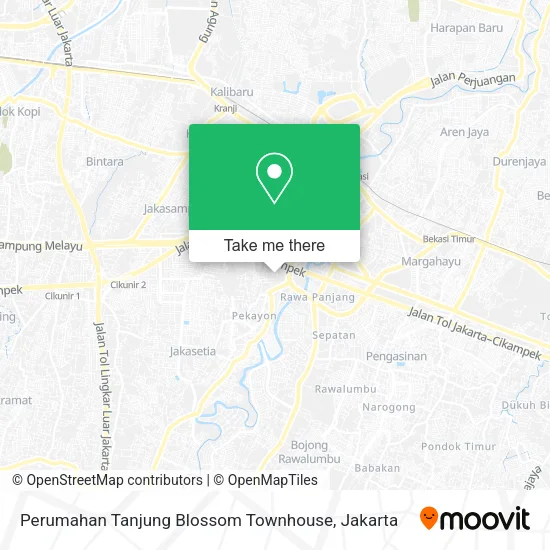 Perumahan Tanjung Blossom Townhouse map