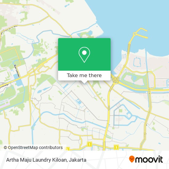 Artha Maju Laundry Kiloan map
