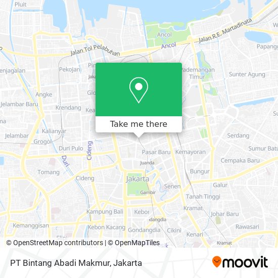 PT Bintang Abadi Makmur map