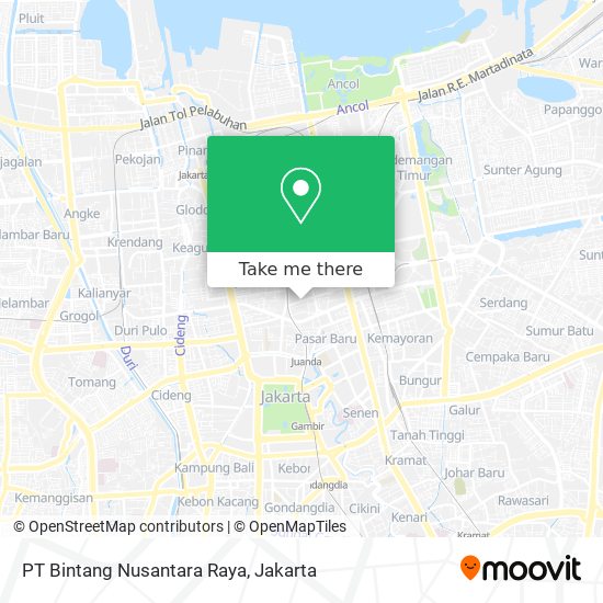 PT Bintang Nusantara Raya map