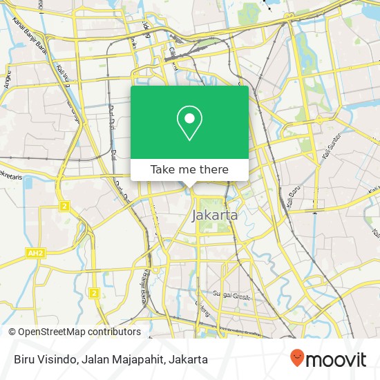 Biru Visindo, Jalan Majapahit map