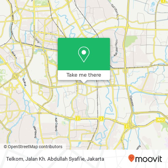 Telkom, Jalan Kh. Abdullah Syafi'ie map