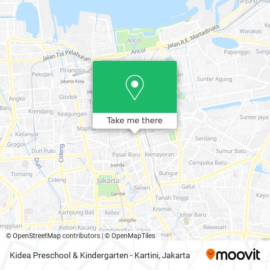 Kidea Preschool & Kindergarten - Kartini map