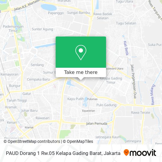 PAUD Dorang 1 Rw.05 Kelapa Gading Barat map