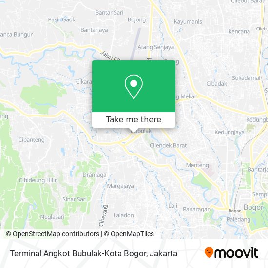 Terminal Angkot Bubulak-Kota Bogor map