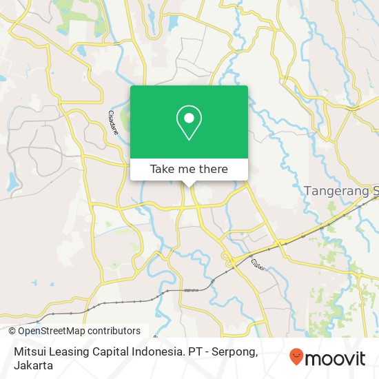 Mitsui Leasing Capital Indonesia. PT - Serpong map