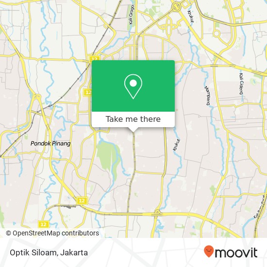 Optik Siloam, Kebayoran Baru map