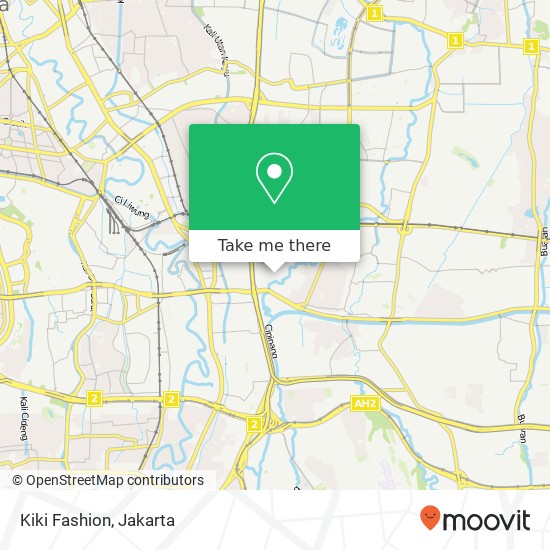 Kiki Fashion, Jatinegara map