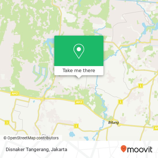 Disnaker Tangerang map