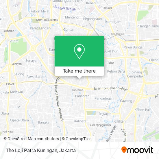 The Loji Patra Kuningan map