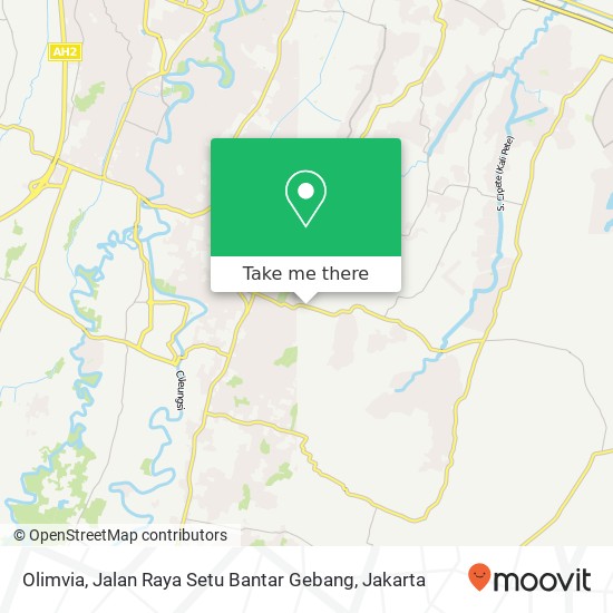 Olimvia, Jalan Raya Setu Bantar Gebang map