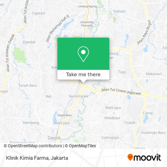 Klinik Kimia Farma map