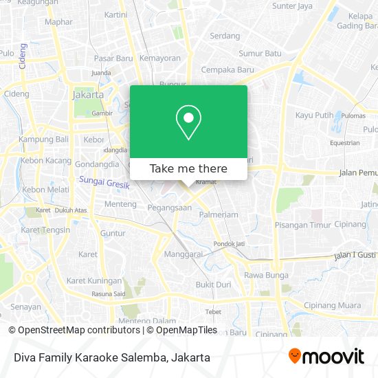 Diva Family Karaoke Salemba map