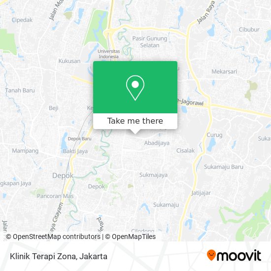 Klinik Terapi Zona map