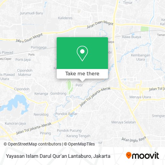 Yayasan Islam Darul Qur'an Lantaburo map