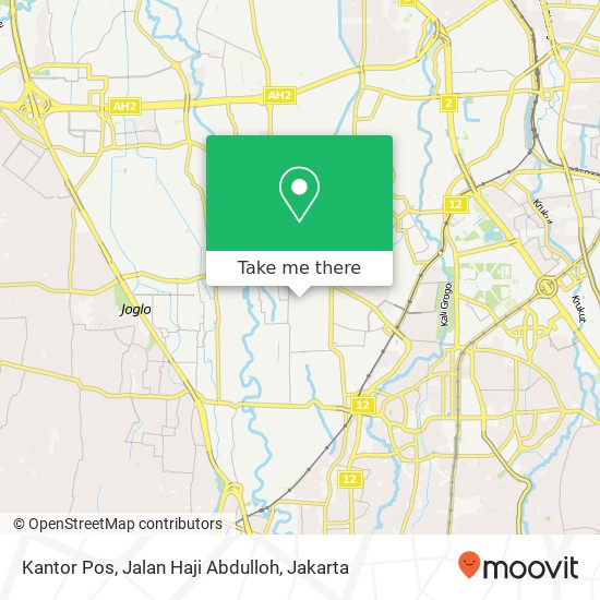 Kantor Pos, Jalan Haji Abdulloh map