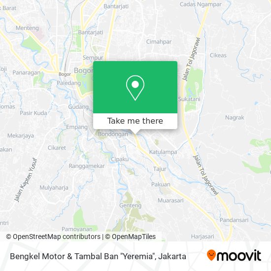 Bengkel Motor & Tambal Ban "Yeremia" map
