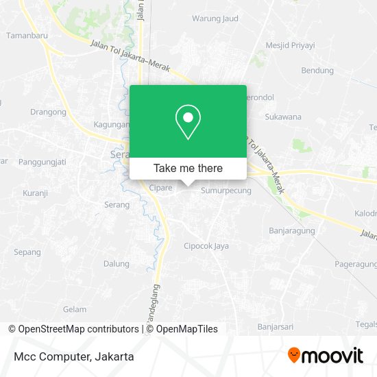 Mcc Computer, Jalan K. H. Abdul Fatah Hasan Serang map