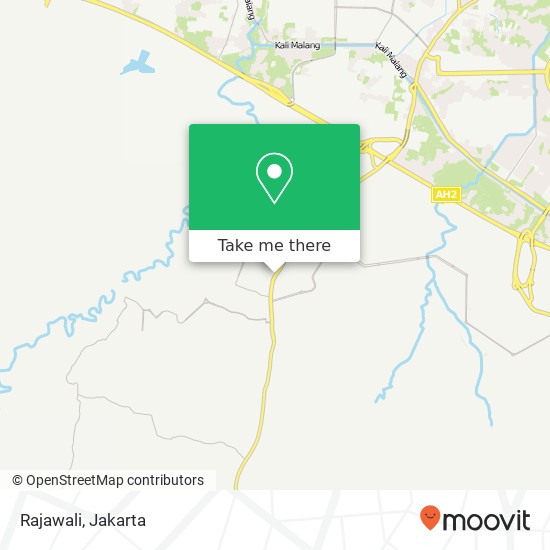 Rajawali, Jalan Raya Cibarusah map