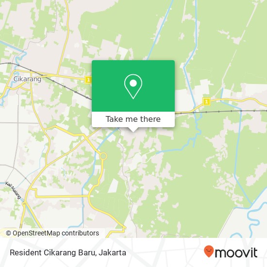 Resident Cikarang Baru, Jalan Citanduy Raya map