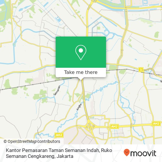 Kantor Pemasaran Taman Semanan Indah, Ruko Semanan Cengkareng map