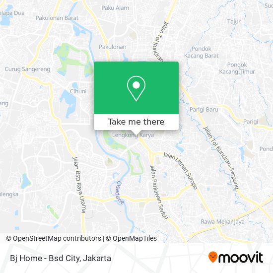 Bj Home - Bsd City map