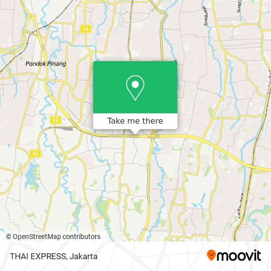 THAI EXPRESS map