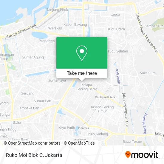 Ruko Moi Blok C map