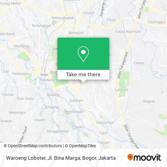 Waroeng Lobster, Jl. Bina Marga, Bogor map