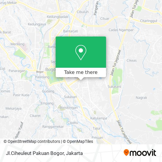 Jl.Ciheuleut Pakuan Bogor map