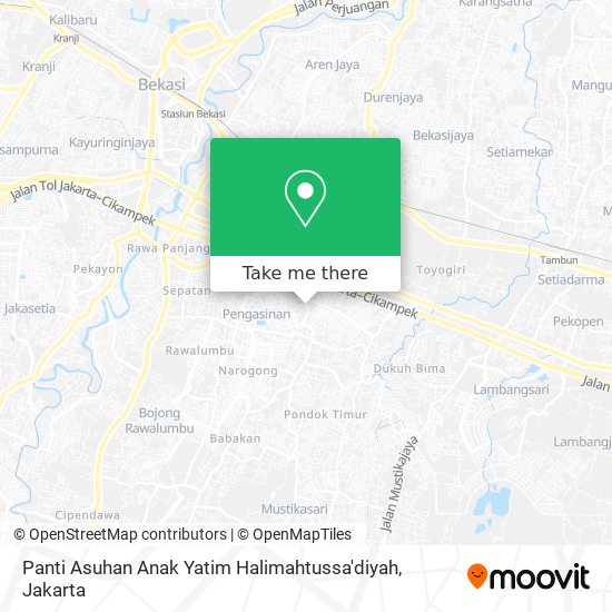 Panti Asuhan Anak Yatim Halimahtussa'diyah map