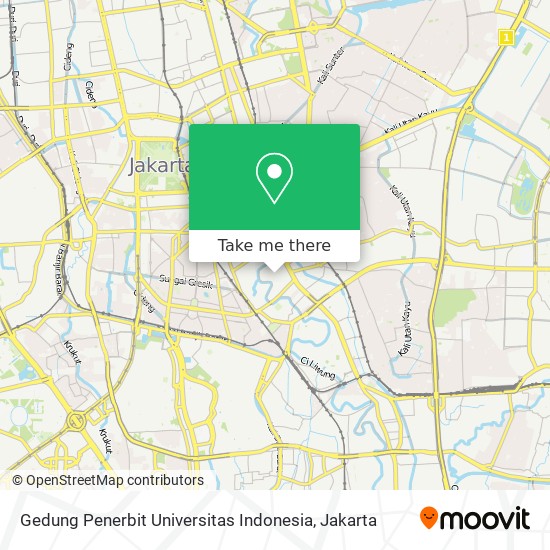 Gedung Penerbit Universitas Indonesia map