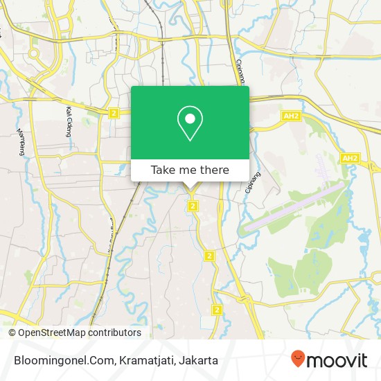 Bloomingonel.Com, Kramatjati map